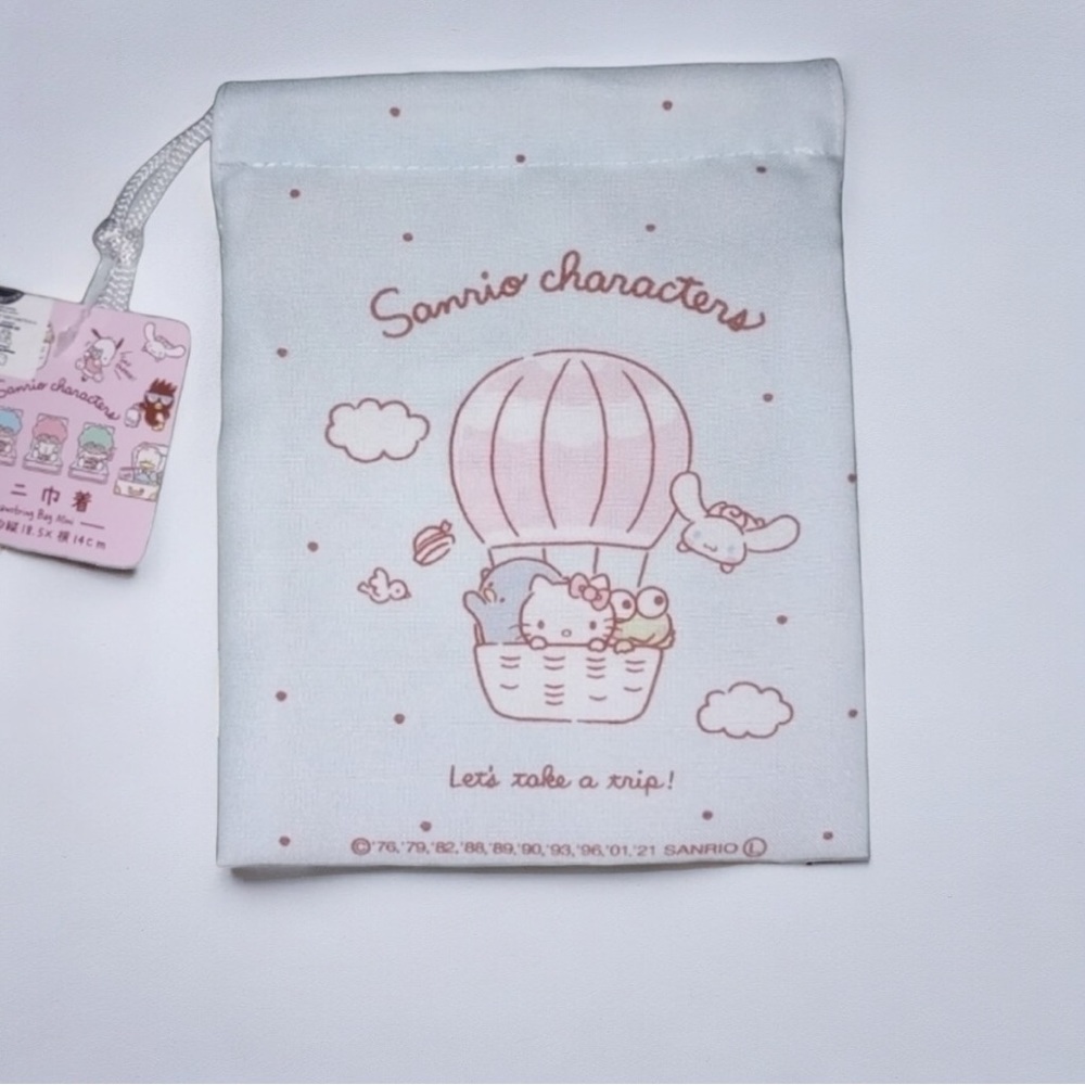 Sanrio Characters Two-Sided Design Drawstring Storage Bag